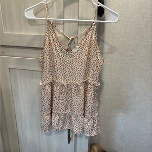 Sienna Sky Cream and Orange Floral Camisole